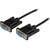 RS232 Serial Cables - StarTech 2m Black DB9 RS232 Null Modem Cable FF | Wholesale IT Computer Hadware