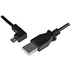 USB 2.0 Cables - StarTech 6ft Angled Micro-USB Charge and Sync Cable | Wholesale IT Computer Hadware