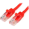 StarTech Cat5 Network Cables - StarTech 3m Red Snagless UTP Cat5e Patch Cable | Wholesale IT Computer Hadware
