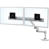 Brackets & Mounting - Ergotron LX Dual Direct Desk Mount Arm White | Wholesale IT Computer Hadware