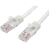 StarTech Cat5 Network Cables - StarTech 0.5m White Snagless Cat5e Patch Cable | Wholesale IT Computer Hadware