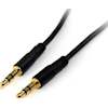 Audio Cables - StarTech 3ft Slim 3.5mm Stereo Audio Cable M/M | Wholesale IT Computer Hadware