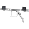 Brackets & Mounting - Ergotron HX Wall Dual Monitor Arm White | Wholesale IT Computer Hadware