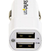 Accessories - StarTech Dual Port USB Car Charger 24W/4.8A | Wholesale IT Computer Hadware