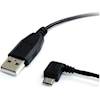USB 2.0 Cables - StarTech 1ft USB to Left Angle Micro USB Cable | Wholesale IT Computer Hadware