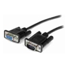 Other Specialised Cables - StarTech STARTECH.COM 2M DB9/RS232 SERIAL CABLE M to F BLACK LTW  | Wholesale IT Computer Hadware