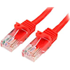 StarTech Cat5 Network Cables - StarTech 5m Red Snagless Cat5e Patch Cable | Wholesale IT Computer Hadware