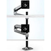 Brackets & Mounting - LX Dual Stacking Arm Tall Pole Black | Wholesale IT Computer Hadware