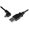 StarTech USB 2.0 Cables - StarTech 3ft Angled Micro-USB Charge and Sync Cable | Wholesale IT Computer Hadware