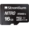 Strontium - Strontium Nitro 16GB micro SD with Adapter 85MB/s U1 Class | Wholesale IT Computer Hadware