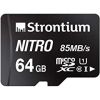 Strontium - Strontium Nitro 64GB micro SD with Adapter 85MB/s U1 Class | Wholesale IT Computer Hadware