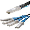 StarTech Other Network Cables - StarTech 1m QSFP+ Breakout Cable QSFP+ to 4 SFP+ | Wholesale IT Computer Hadware