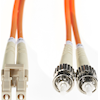 Other Network Cables - 4Cabling 2m LC-ST OM1 Multimode Fibre Optic Cable Orange | Wholesale IT Computer Hadware