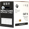 4Cabling Cat6 Network Cables - 4Cabling Cat 6 Ethernet Cable w Solid Conductors 305m Reel Box Black | Wholesale IT Computer Hadware