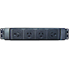 Cable Management & Installation - 4Cabling Elsafe: PB Series 4 GPO Black Frame and Faceplates | Wholesale IT Computer Hadware