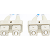 4Cabling Other Network Cables - 4Cabling 2m SC-SC OM1 Multimode Fibre Optic Cable Blue | Wholesale IT Computer Hadware