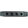 Cable Management & Installation - Elsafe PB Series 2 Data Punch Outs Frame Face Plates Black | Wholesale IT Computer Hadware