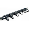 Cable Management & Installation - 4Cabling 2RU Cable Management Rail 5 Plastic Ring | Wholesale IT Computer Hadware
