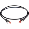4Cabling - 4Cabling 2.5m Cat6a S/FTP LSZH Ethernet Network Cable Black | Wholesale IT Computer Hadware