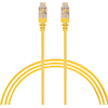4Cabling Cat6 Network Cables - 4Cabling 0.5m Cat6a RJ45 S/FTP Thin LSZH 30 AWG Network Cable Yellow | Wholesale IT Computer Hadware