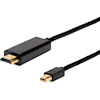 Mini DisplayPort Cables - 4Cabling 1m Mini DisplayPort Male to HDMI 2.0 Male Cable. 4K2K @60Hz Black | Wholesale IT Computer Hadware
