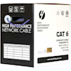 4Cabling Cat6 Network Cables - 4Cabling Cat6 Ethernet 305m Cable Reel Box. Solid Conductor. Purple | Wholesale IT Computer Hadware