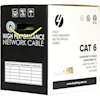 4Cabling Cat6 Network Cables - 4Cabling Cat6 Ethernet 305m Cable Reel Box. Solid Conductor. Yellow | Wholesale IT Computer Hadware