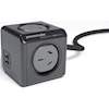UPS Accessories - PowerCube 4 Power Outlet and 2 USB Ports 1.5m. Black | Wholesale IT Computer Hadware