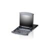 KVM Switches - Aten 8-Port Rackmount USB-PS/2 Single Rail Slideaway 19 inch LCD KVMP Switch with front | Wholesale IT Computer Hadware