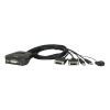 KVM Switches - Aten Petite 2-Port USB DVI-D KVM Switch with Remote Port Selector 1.2m Cables Built In | Wholesale IT Computer Hadware