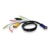 KVM Cables - Aten 1.8m USB KVM Cable with Audio to Suit CS173xB CS173xA CS175x' | Wholesale IT Computer Hadware