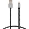 3Sixt - 3Sixt Black Cable USB-A to Lightning 30cm | Wholesale IT Computer Hadware
