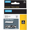 POS Accessories - Dymo RHINO 24mm White Flexible Nylon | Wholesale IT Computer Hadware