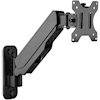Brackets & Mounting - Brateck Single Screen Wall Mounted Gas Spring Monitor Arm | Wholesale IT Computer Hadware