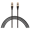 4Cabling Cat6 Network Cables - 4Cabling 2.5M Cat6a RJ45 S/FTP Thin LSZH 30 AWG Network Cable. Black | Wholesale IT Computer Hadware