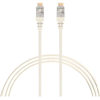 Cat6 Network Cables - 4Cabling 0.75m Cat6a RJ45 S/FTP Thin LSZH 30 AWG Network Cable. White | Wholesale IT Computer Hadware