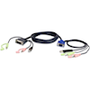 Aten KVM Cables - Aten 3m USB VGA to DVI-A KVM Cable with Audio | Wholesale IT Computer Hadware