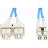 4Cabling - 4Cabling 10m LC-SC OM4 Multimode Fibre Optic Cable: Blue | Wholesale IT Computer Hadware