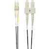 Other Specialised Cables - 4Cabling 1m LC-SC OM4 Multimode Fibre Optic Patch Cable: Black | Wholesale IT Computer Hadware