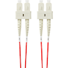 Other Specialised Cables - 4Cabling 1m SC-SC OM4 Multimode Fibre Optic Patch Cable: Red | Wholesale IT Computer Hadware