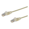 StarTech Cat6 Network Cables - StarTech 1 m Cat6 Cable Slim Cat6 Patch Cord Grey Snagless RJ45 Connectors Gigabit | Wholesale IT Computer Hadware