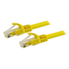 StarTech Cat6 Network Cables - StarTech 1.5 m Cat6 Cable Yellow Cat6 Patch Cord Snagless RJ45 Connectors 24 AWG Copper | Wholesale IT Computer Hadware