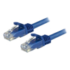 StarTech Cat6 Network Cables - StarTech 1.5 m Cat6 Cable Blue Cat6 Patch Cord Snagless RJ45 Connectors 24 AWG Copper | Wholesale IT Computer Hadware