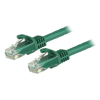 StarTech Cat6 Network Cables - StarTech 1.5 m Cat6 Cable Green Cat6 Patch Cord Snagless RJ45 Connectors 24 AWG Copper | Wholesale IT Computer Hadware