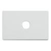 Cable Management & Installation - 4Cabling 4C | Classic 1 Gang Switch Cover White | Wholesale IT Computer Hadware