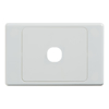Cable Management & Installation - 4Cabling 4C | Ultima 1 Gang Switch Cover White | Wholesale IT Computer Hadware