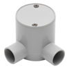 Cable Management & Installation - 4Cabling 4C | Deep Junction Box 25mm 2 Way Right Angle 10 Pack | Wholesale IT Computer Hadware