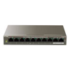 IP-COM - IP-COM F1110P-8-102W 8-Port10/100Mbps+2 Gigabit Desktop Switch with 8-Port PoE | Wholesale IT Computer Hadware