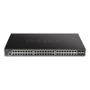 Gigabit Network Switches - D-Link 52-Port Gigabit Smart Managed PoE Switch with 48 RJ45 and 4 SFP+ 10G Ports | Wholesale IT Computer Hadware
