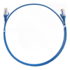 8Ware - 8Ware Cat6 Ultra Thin Slim Cable 0.25m / 25cm Blue Color Premium RJ45 Ethernet Network | Wholesale IT Computer Hadware